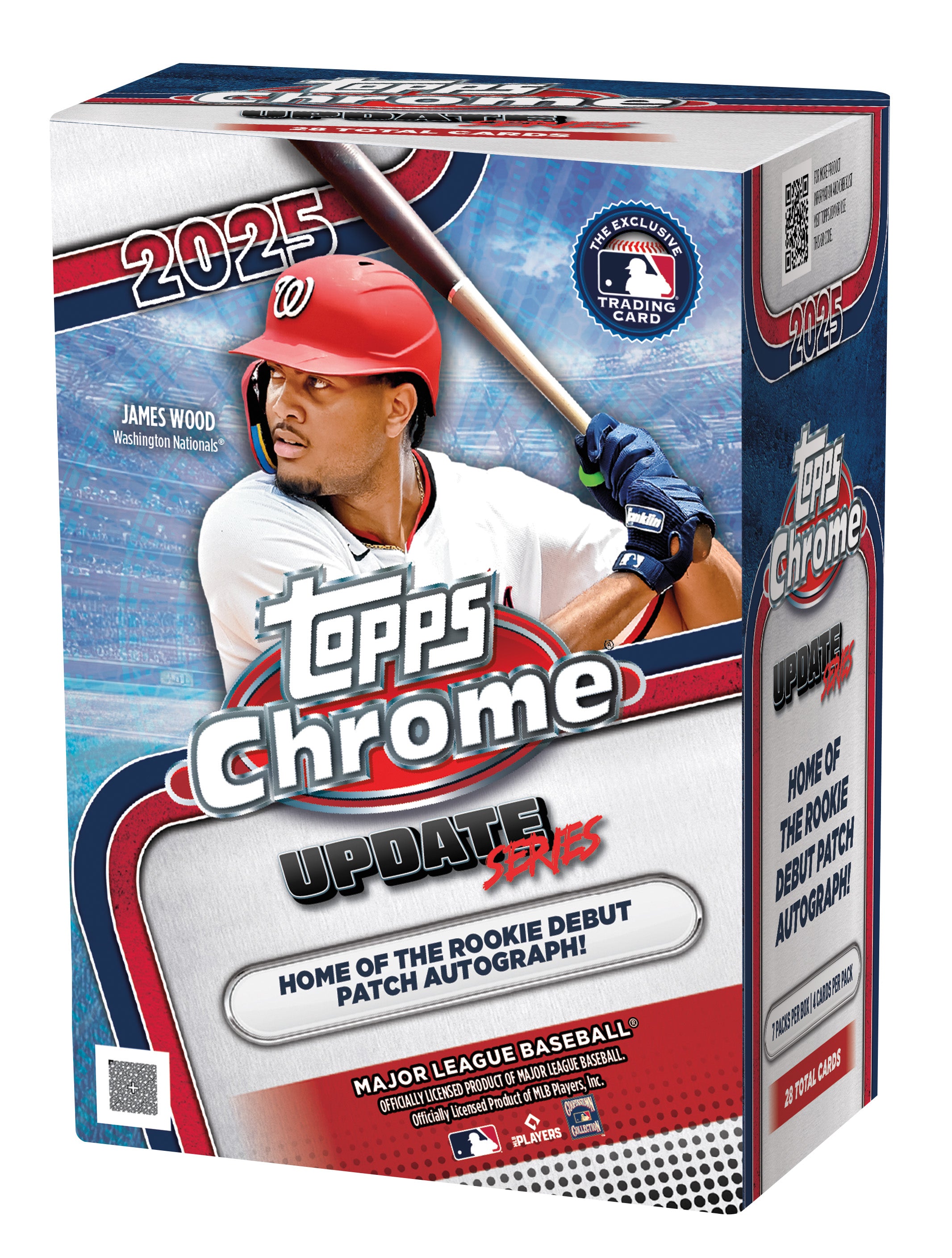 2025 Topps Chrome Baseball Update Series Blaster