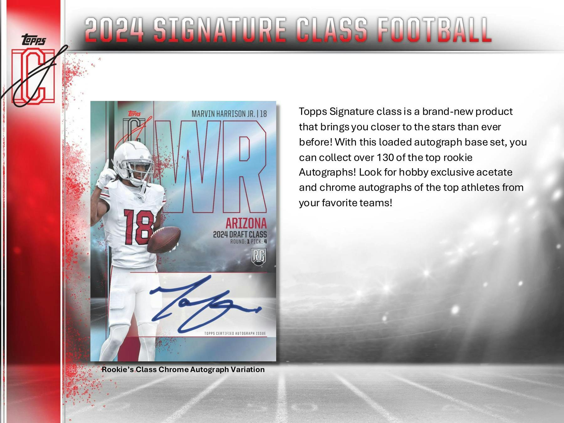 2024 Topps Signatures Football Hobby Box