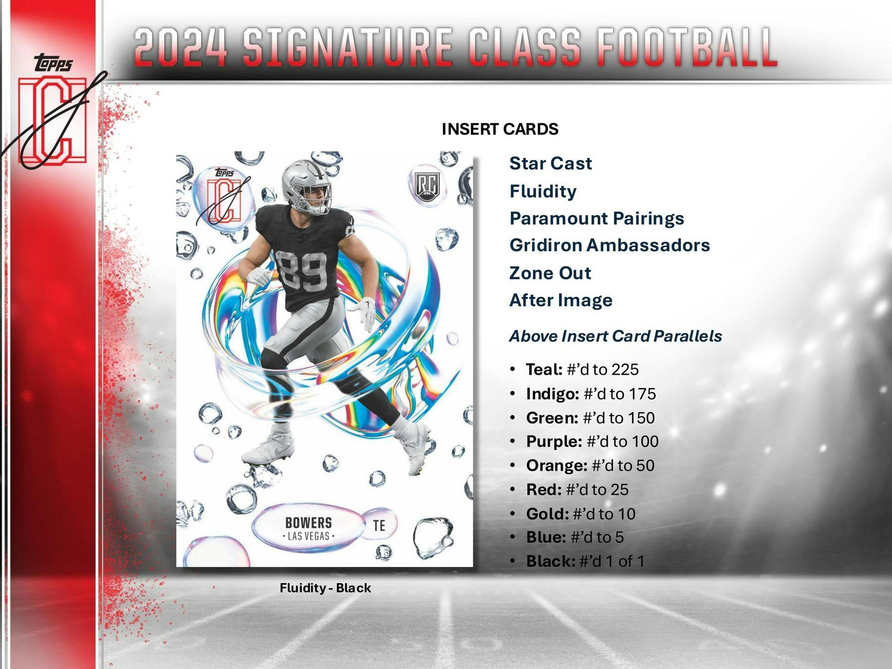 2024 Topps Signatures Football Hobby Box